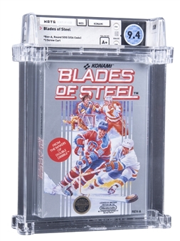 1988 NES Nintendo (USA) "Blades Of Steel" (First Production) Sealed Video Game - WATA 9.4/A+